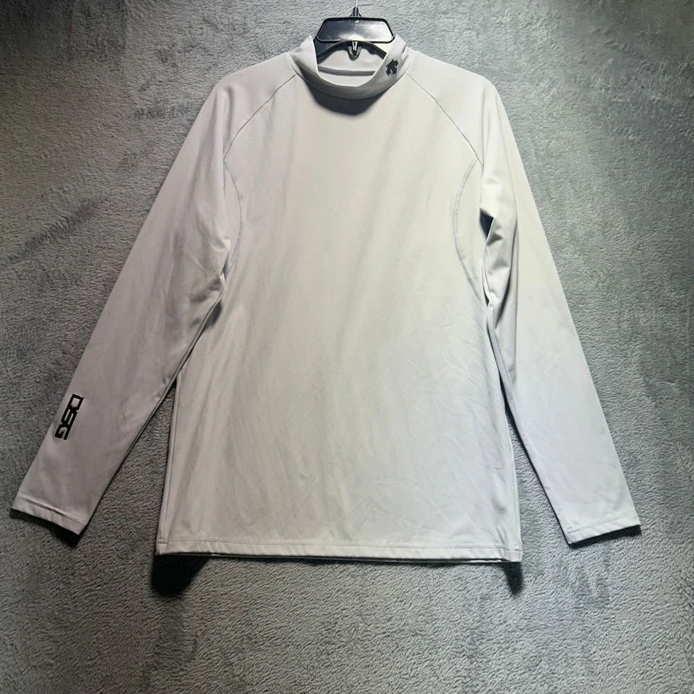 Descente Thermal Base Layer Golf DSG Mens XL Long‎ Sleeve Shirt Half Neck